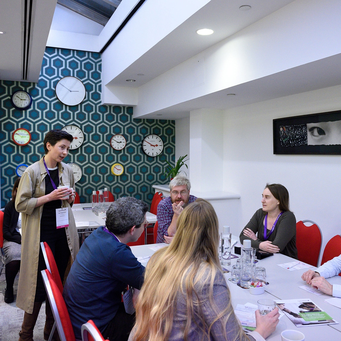 Community hub - people at a workshop event