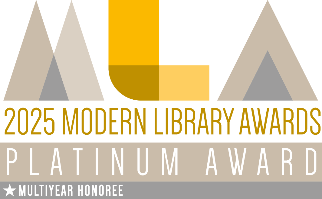 2024 modern library awards platinum award logo
